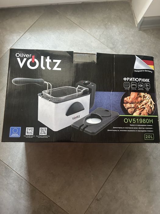 Нов фритюрник Oliver Voltz OV51980P – 2000W, 2л