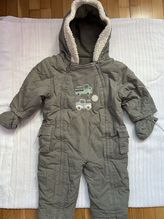 Salopeta baieti  Mothercare iarna 12-18 luni