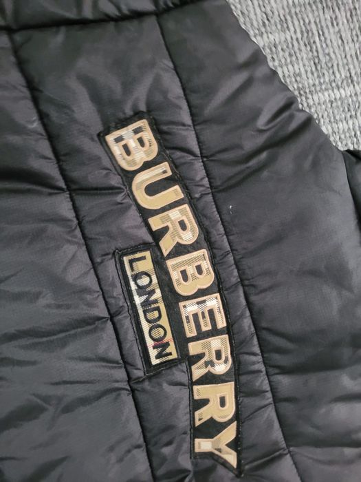 Geacă de iarnă neagră matlasată Burberry London – Mărimea 2XL