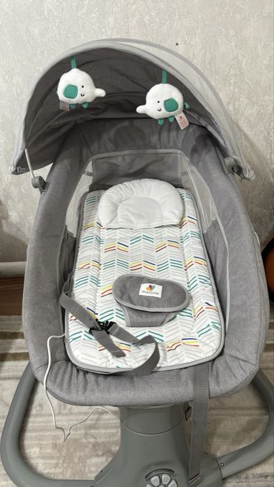 Шезлонг электрокачалка с музыкой