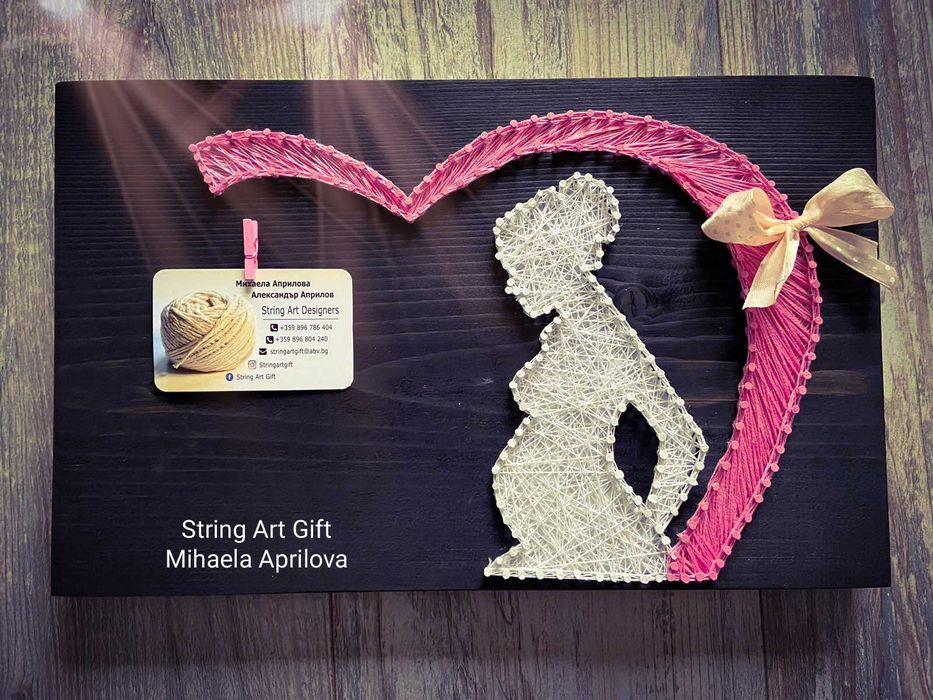 Подарък за бременни Стринг Арт