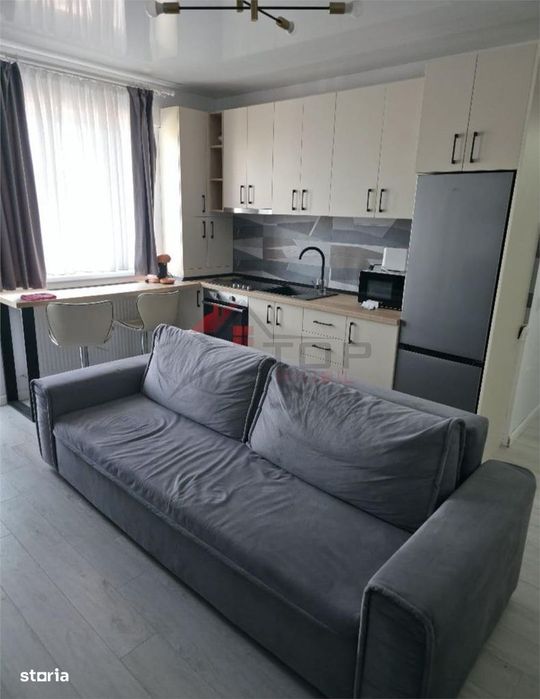 Apartament nou, 2 camere, model open space, etaj 3, mobilat si utilat — fotografia 1