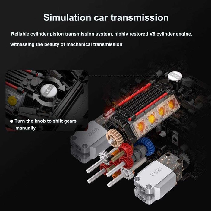 Ferrari CaDA Lego Ферари Лего Кола с Управление 1:8 59см