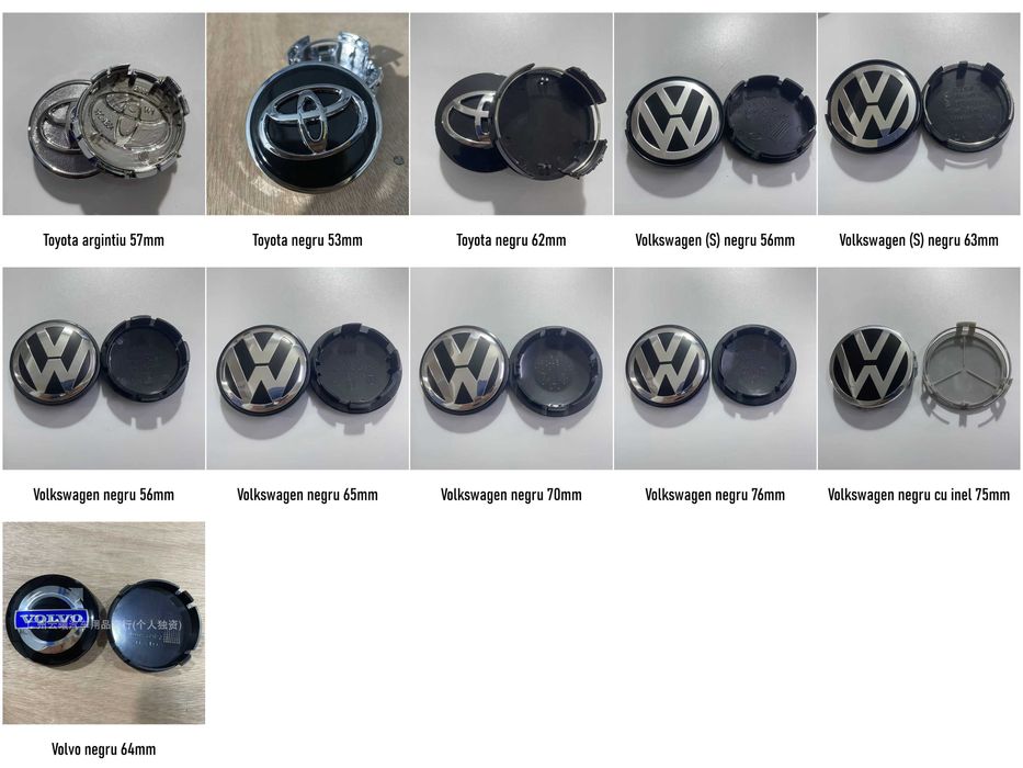 Capace Jante pentru orice marca (BMW, Audi, VW, Ford, Kia, Mini, etc.)