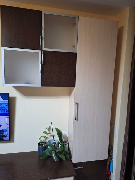 Mobila Living din pal melaminat (WENGE & CREAM)