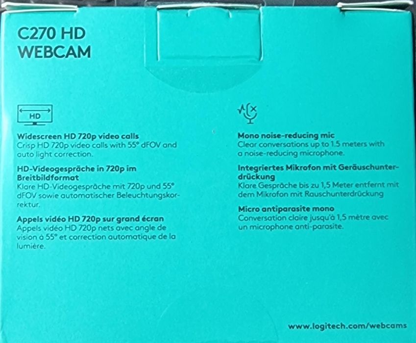 Уебкамера Logitech HD Webcam C270