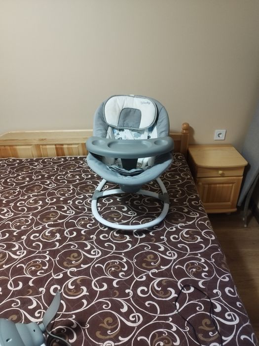 Cangaroo Електрическа люлка Woodsy и шезлонг 2в1