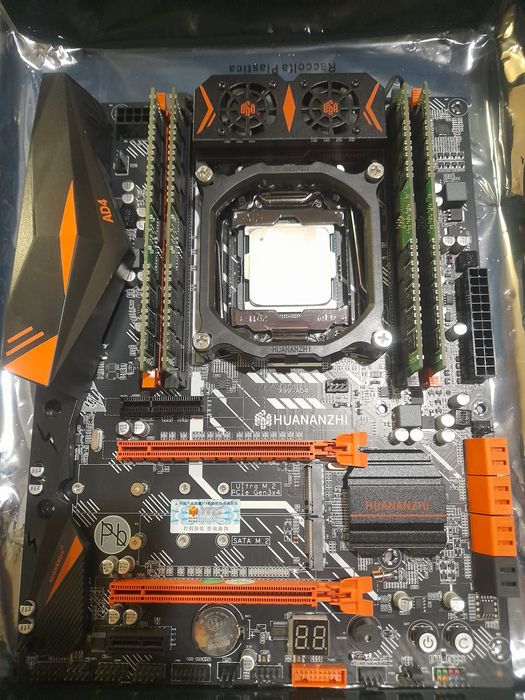 Комплект X99 AD4, Xeon 2682v4, 64 gb DDR4