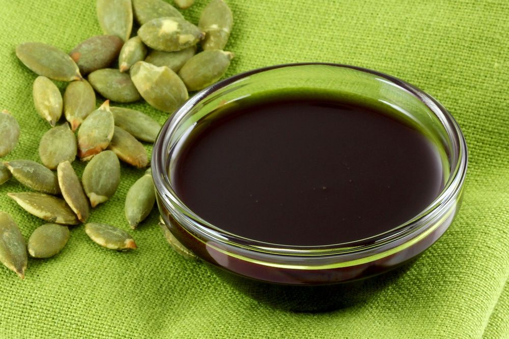 Ulei de dovleac  presat la  rece  .