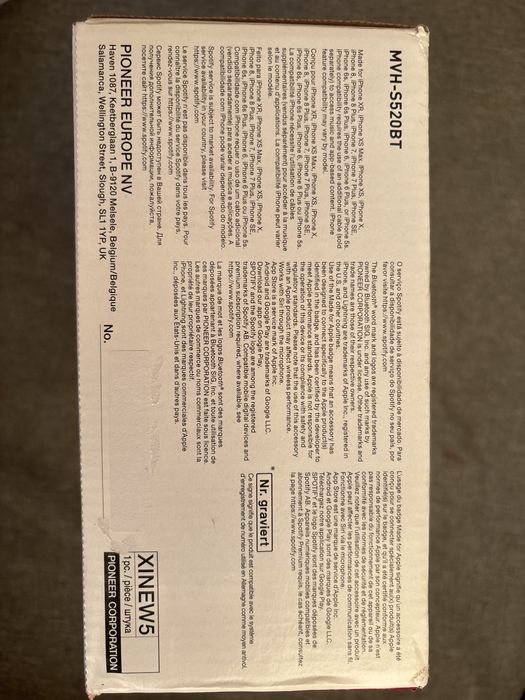 Продается Магнитолла Pioneer 520bt