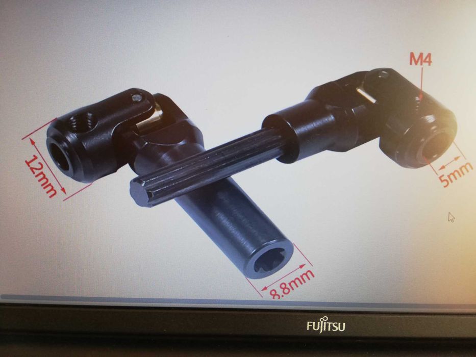 Automodel cardane  96-143cm crawler,otel calit, nuca bronz antifrecare