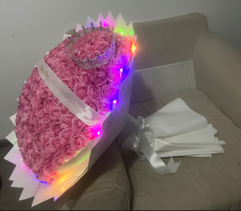 Buchet flori sapun