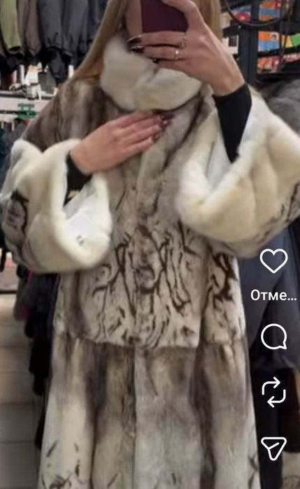 Женская норковая шуба