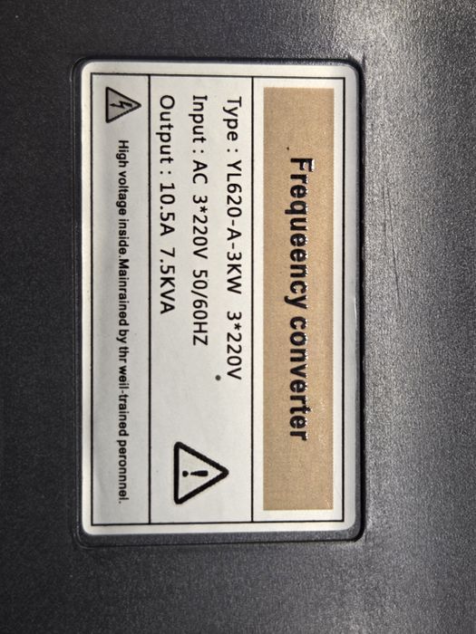 VFD честотен инвертор YL620-A-3*220V