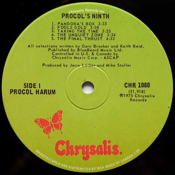 Deep Purple / Rainbow / Procol Harum ( виниловые пластинки )