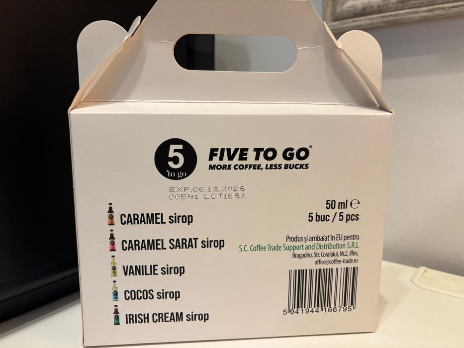 Siropuri cafea five to go