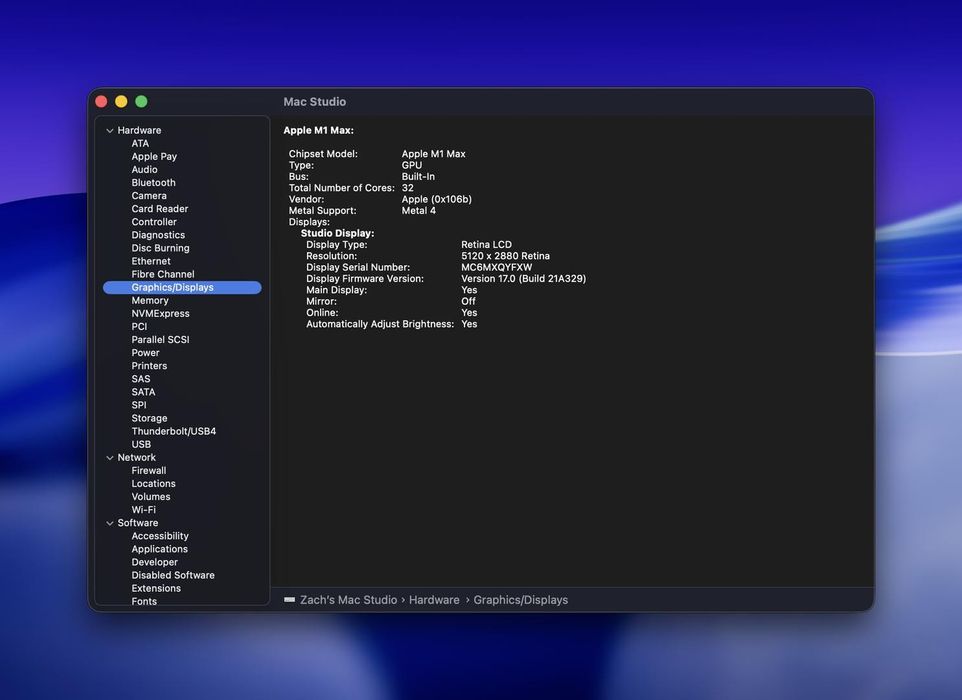 Apple Mac Studio M1 Max 64GB 32GPU 1TB + Magic Mouse + Keyboard