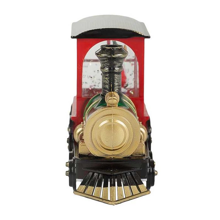 Коледен фенер влак – Локомотив с LED осветление, с включени батерии