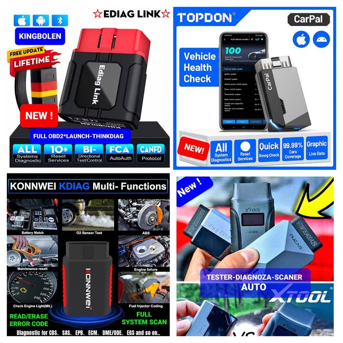 Diagnoza Aparat Scanner*Tester Auto*FULL(Check Engine,Filtru Particule