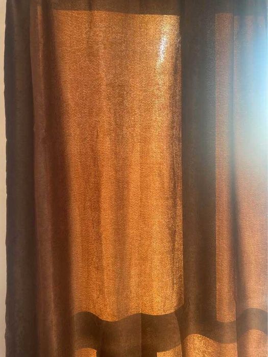 Перде/завеса тъмно кафяво