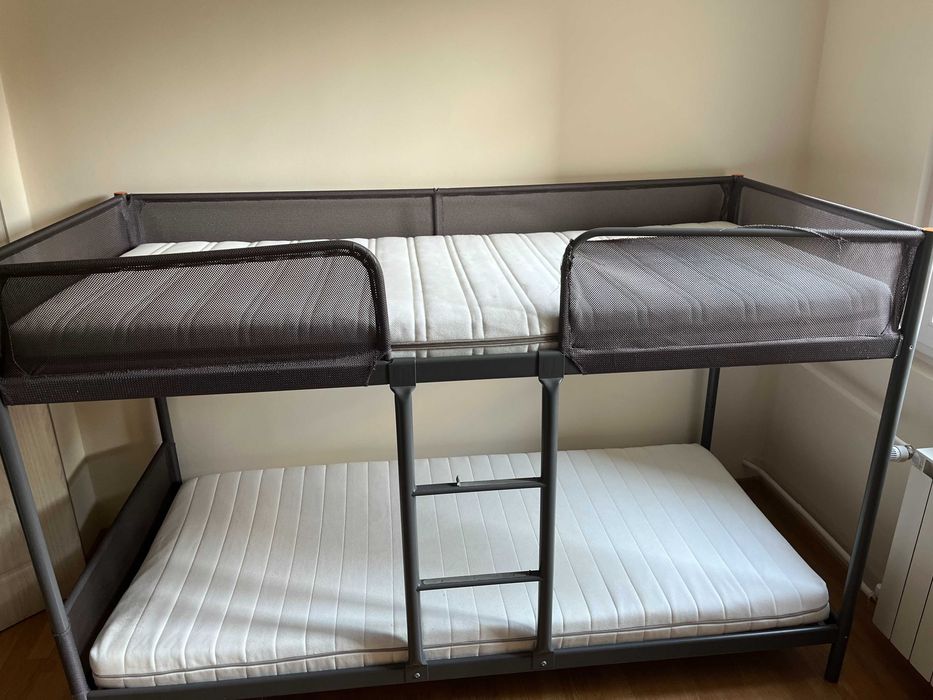 Метално двуетажно легло TUFFING - ИКЕА