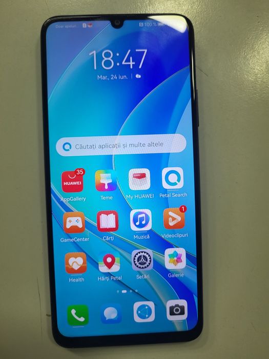 Huawei NOVA Y70 Black 128 ROM DualSim ca Nou Impecabil Poze Reale