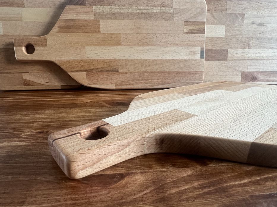 Tocător lemn masiv artizanal – Fag, handmade, bucătărie / servire