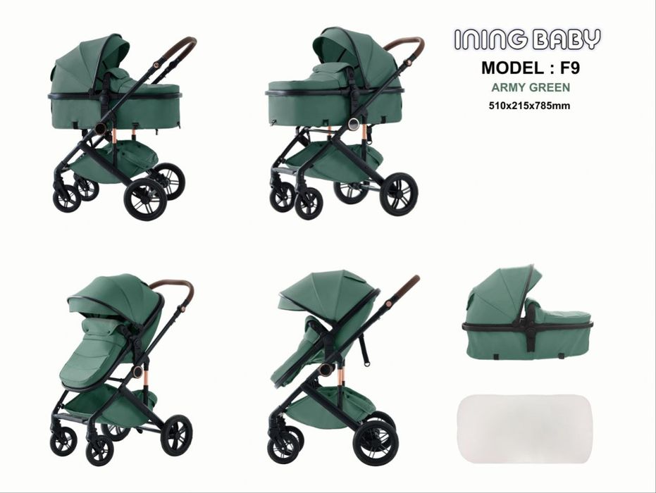 Skidka !!! Всесезонная Коляска-трансформер Ining baby  зима-лето