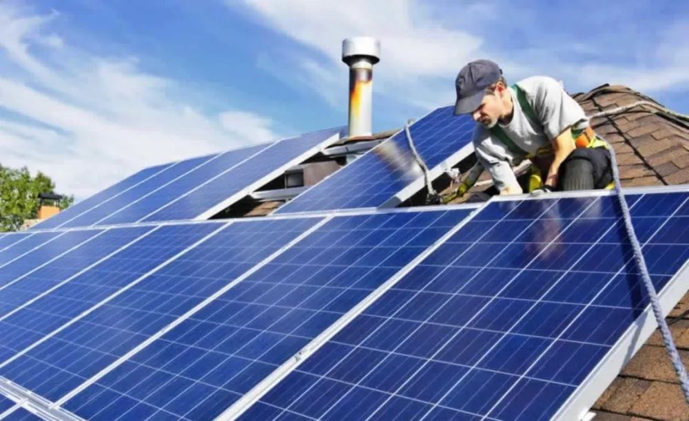 Солнечные панели установка