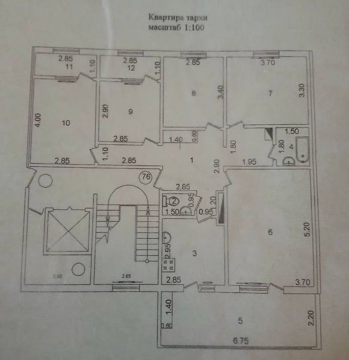 Квартира Госпитальный 5/2/9 115 м2