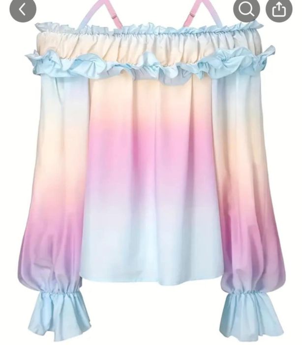 Дамска цветна блуза