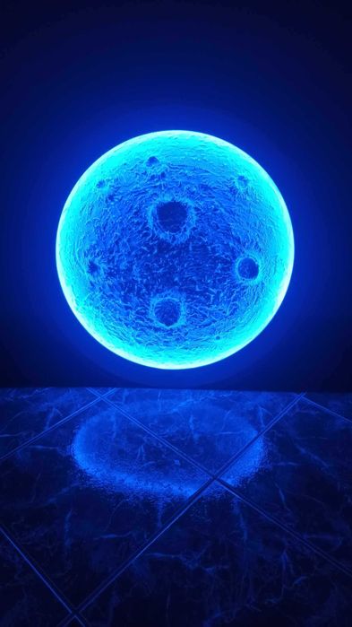 Pictura decoratiune 3D iluminata cu led colorat diferite marimi