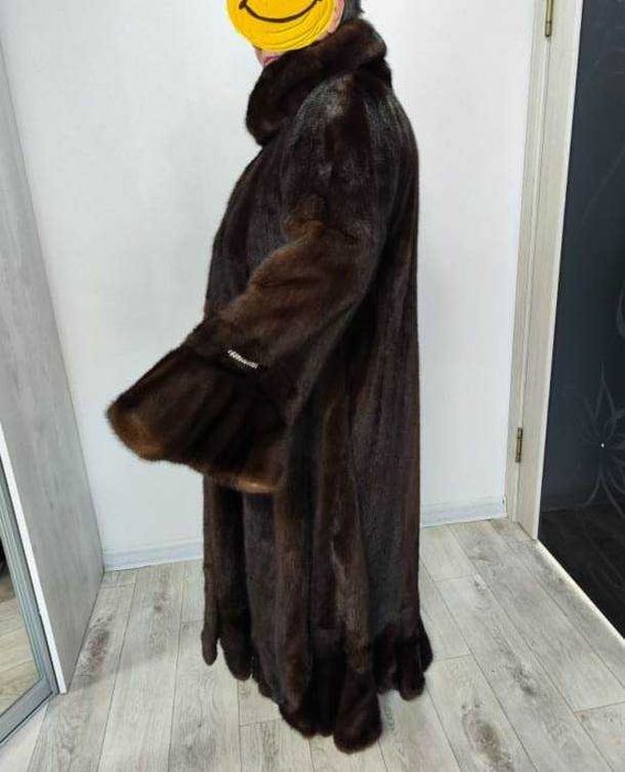 Шуба норковая "Трапеция"