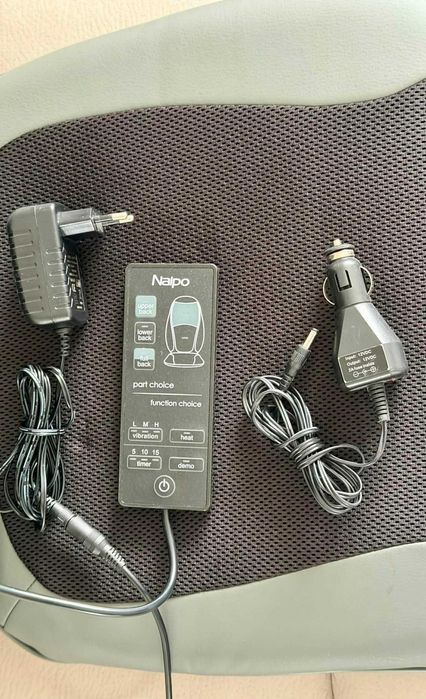 Масажор за гръб шиацу Naipo MGBK-2606H   12V и 220V