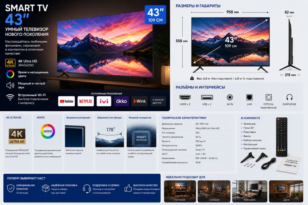 ТелевизорSmartTV