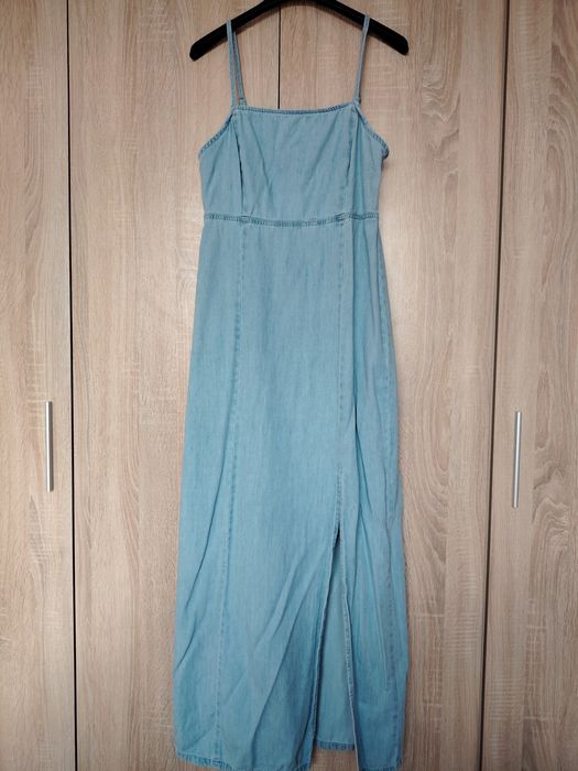 Рокля от дънков плат