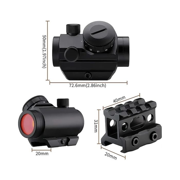 Бързомер-лазерен прицел 1×20 (Red dot)