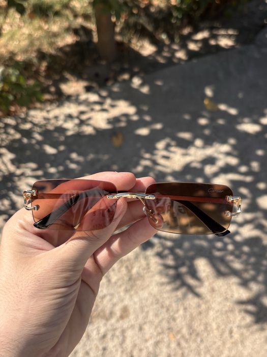 Ochelari Cartier Design Premium Maro