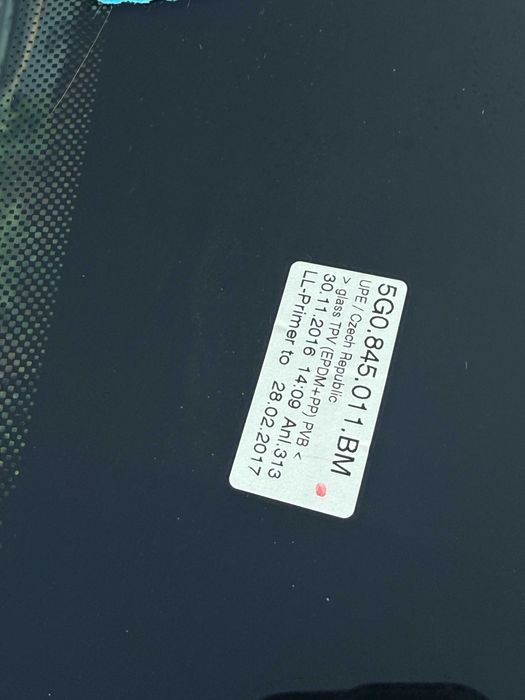 Parbriz ORIGINAL Volkswagen Golf 7 cu SENZOR, 2012-2020, 5G0845011BM