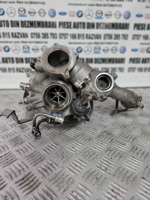 Turbo Turbina Mare Bi-Turbo Bmw 3.5D 4.0D N57 313 CP F06 F07 F10 F11 F12 F15 F16 F25 F26 F01 F02