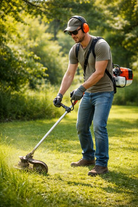 Стрижка газона Скос травы