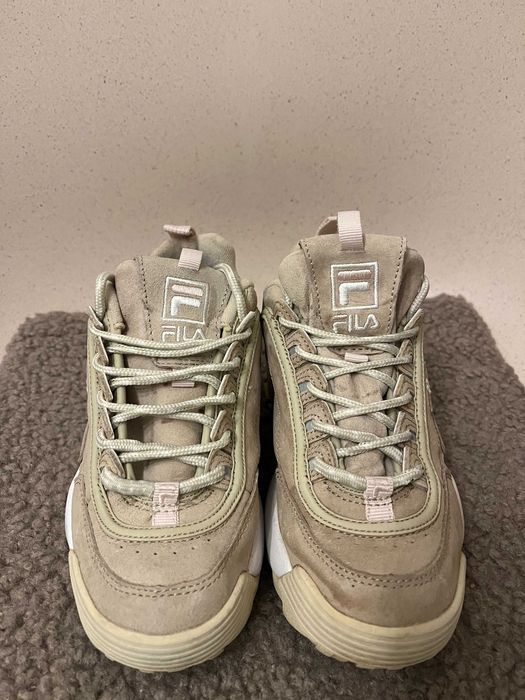 FILA обувки, бежаво / бяло - намалени