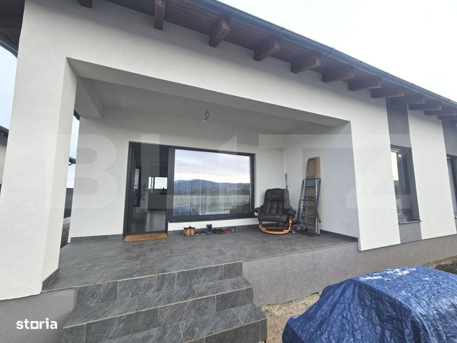 Casa parter de vanzare in Tarlungeni – 110 mp utili, teren 500 mp