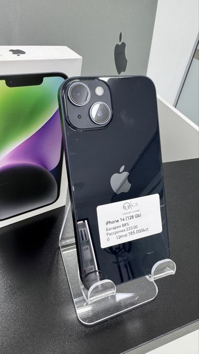 Iphone 14(128)black айфон 14(128) Павлодар