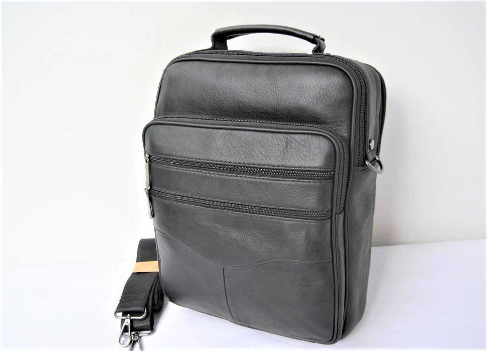 Borseta mare din piele - 30 x 23 x 8 cm