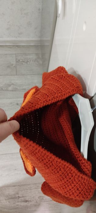 Детский взязанный кардиган
