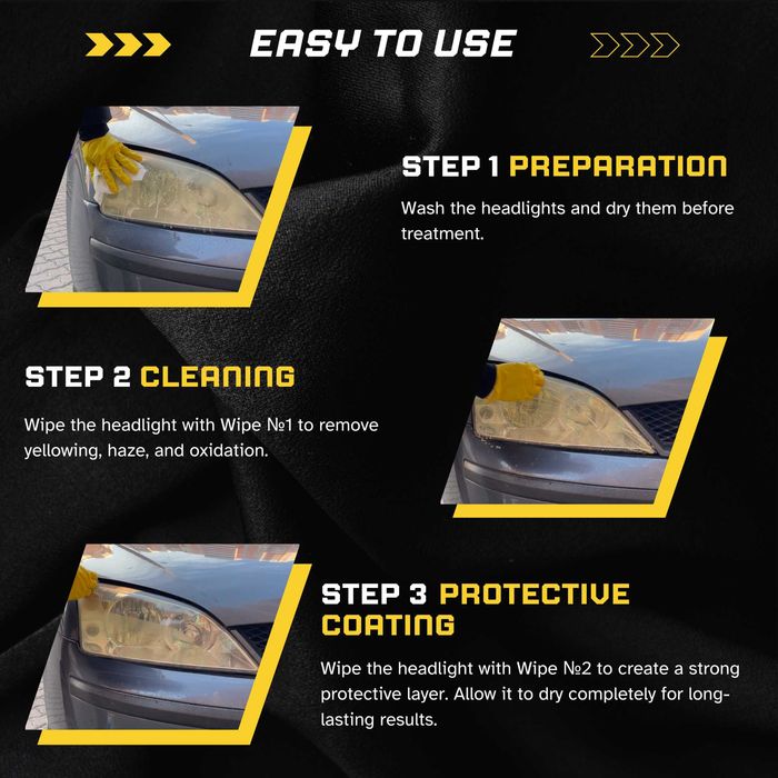 Пълен комплект за възстановяване на фарове