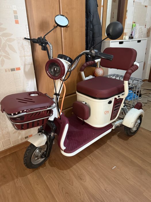 Электровелосипед электро велосипед Леопард электротрицикл трицикл новы