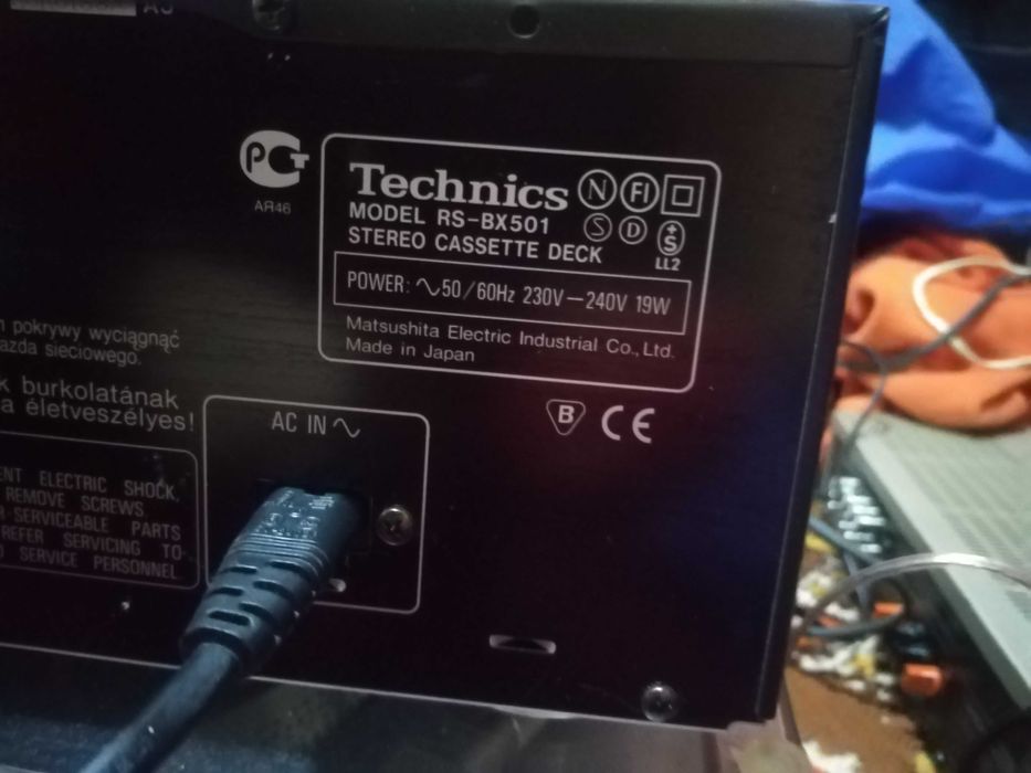 Casetofon/Deck Technics RS BX501, autoreverse, Japan