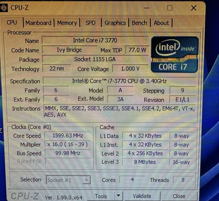 Sistem complet rapid– i7, 16GB RAM, SSD 256GB, video integrat intel